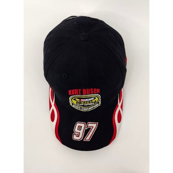 New Kurt Bush 97 Nascar Nextel Cup Series 2004 Champion Chase Sharpie Hat - Picture 3 of 9